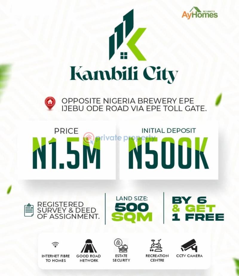 Commercial Land For Sale • Nigerian Brewery • Toll Gate • Yabatech Epe Lagos - 0
