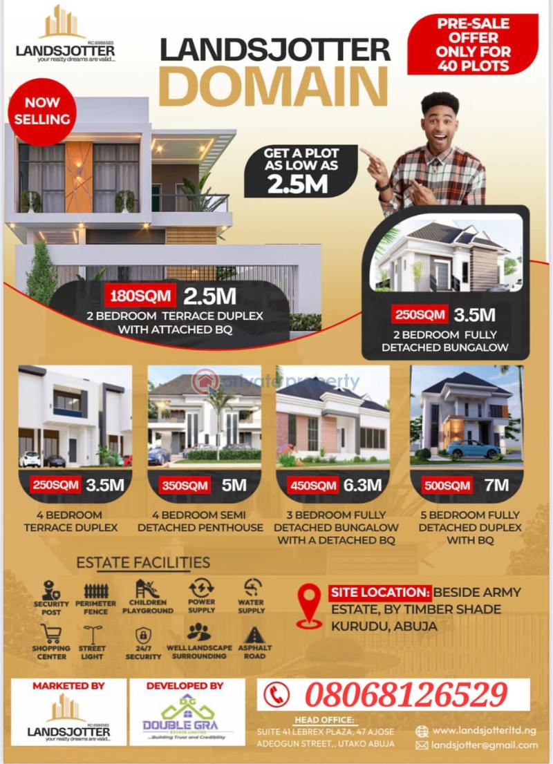 5 bedroom Residential Land For Sale Beside Army Housing Units Idu Industrial Abuja Phase 3  - 2