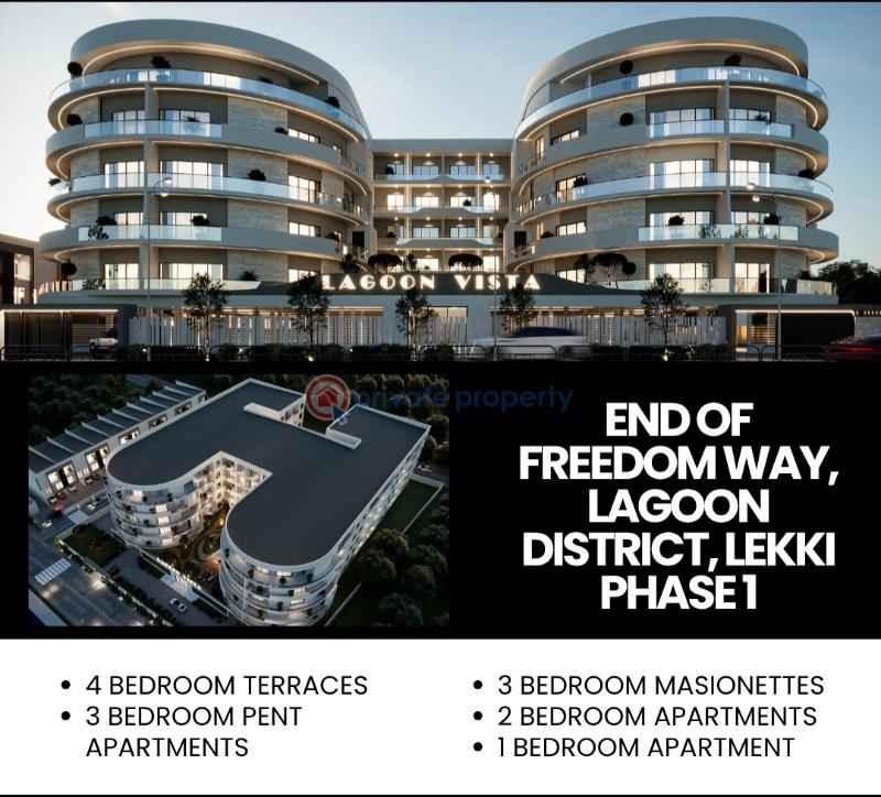3 bedroom Shared Apartment For Sale End Of Freedom Way Lekki Phase 1 Lagos - 0
