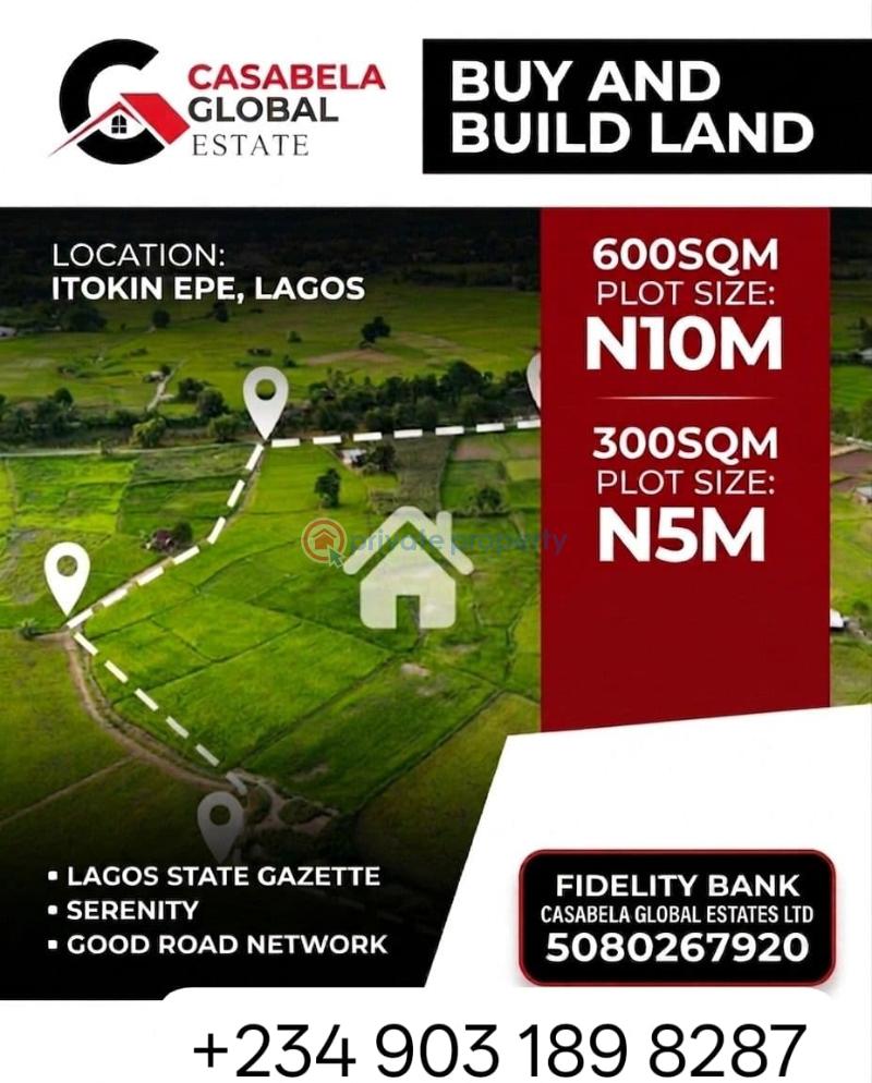 Mixed use Land For Sale Itoikin Road, Epe (along The Road) Epe Lagos