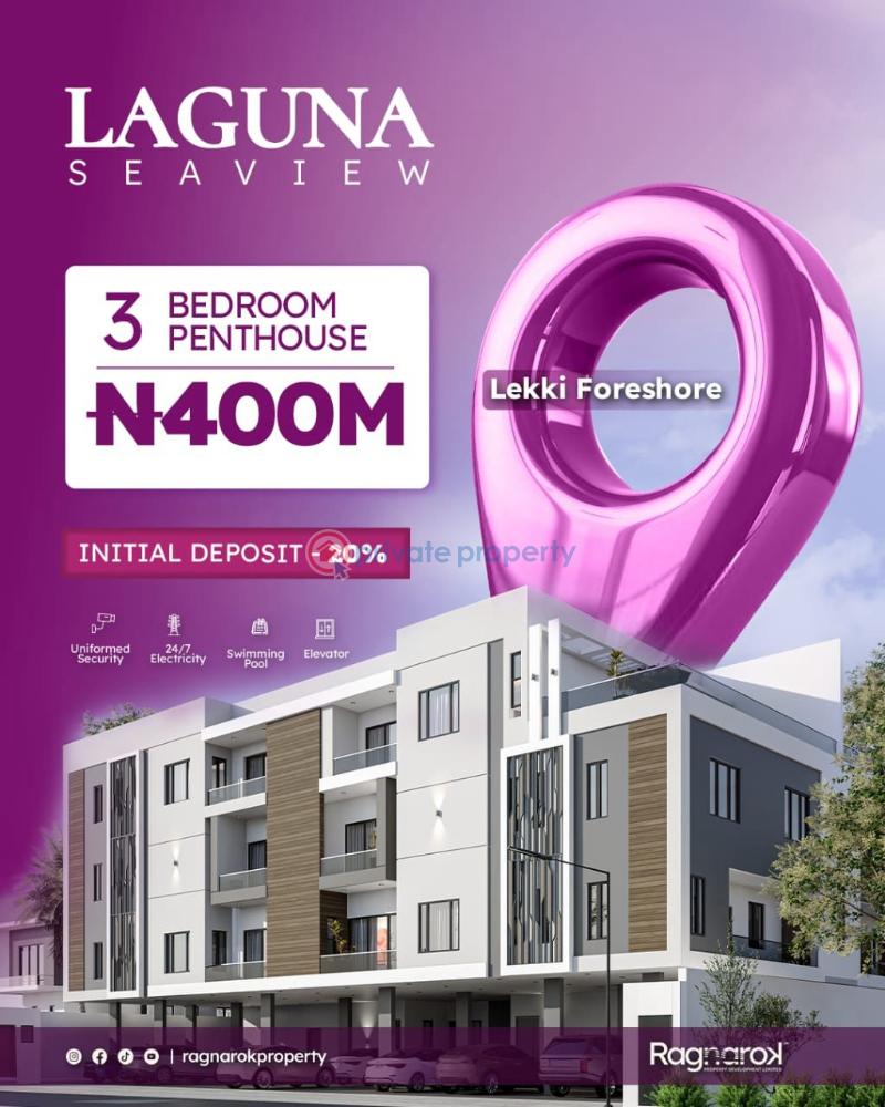 3 bedroom Penthouse For Sale Foreshore Lekki Lagos - 0
