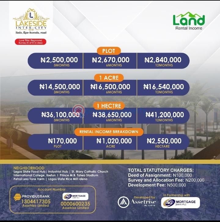 Land For Sale Ilado, Epe Ikorodu Road. Epe Lagos - 1