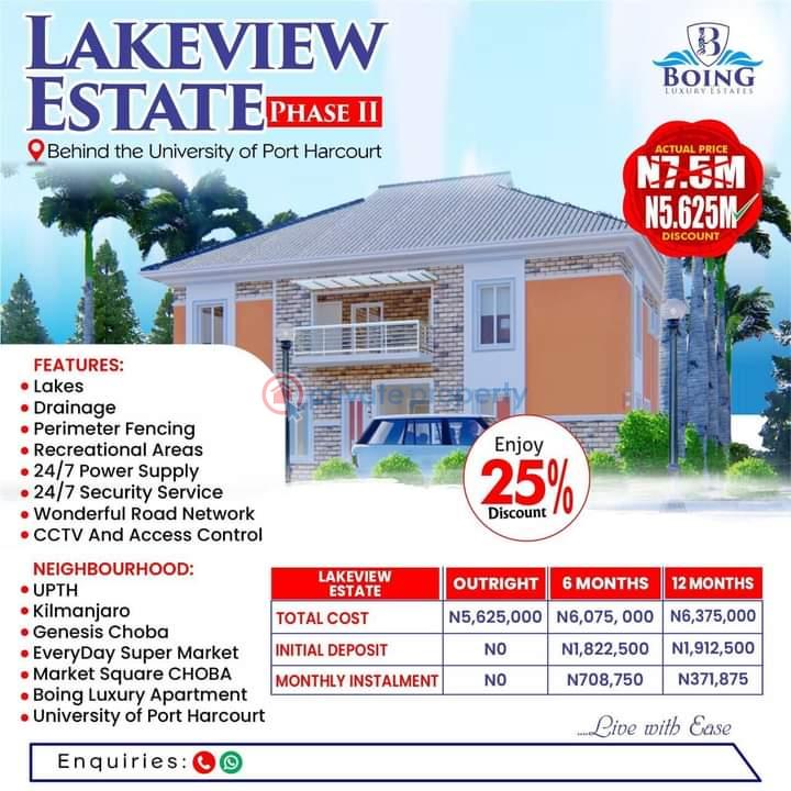 Land For Sale Behind Abuja Campus, Uniport, Choba Port Harcourt Rivers - 0