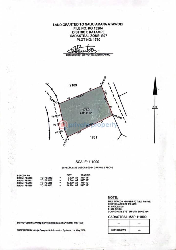 Residential Land For Sale Katampe Ext. Abuja Phase 2  - 2
