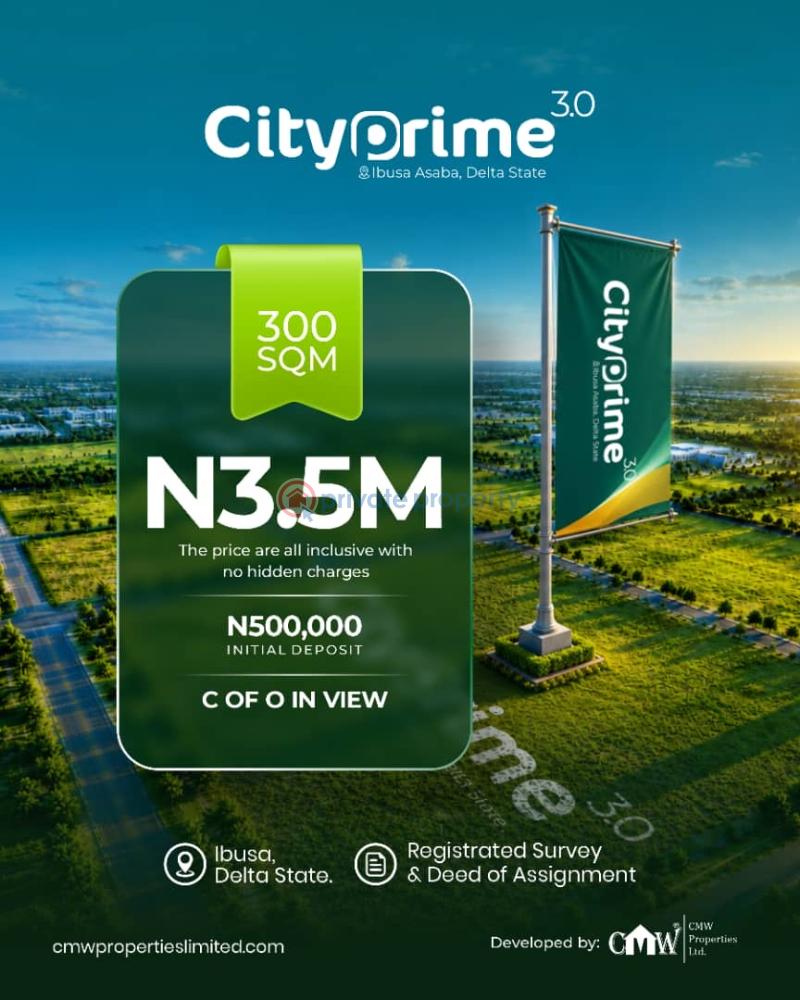 Residential Land For Sale City Prime Estate Located At Igbuzo Selling Fast Oshimili Delta - 1