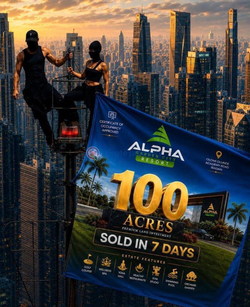Mixed use Land For Sale Alpha Garden City Resort Located In Olomi Olunde Road Very Close To Circular Road, Ibadan Ibadan Oyo - 1