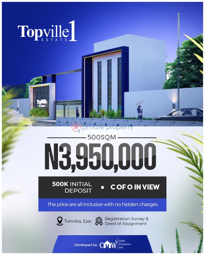 Residential Land For Sale Topville Estate Phase 1 Tomoba Epe Lagos - 3