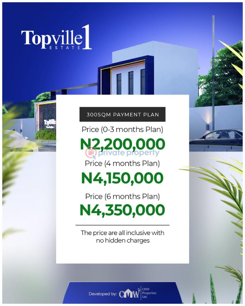 Residential Land For Sale Topville Estate Phase 1 Tomoba Epe Lagos - 5