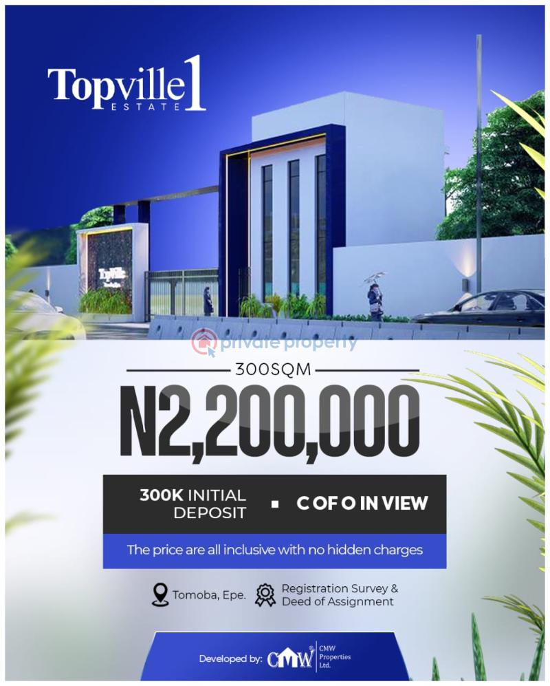 Residential Land For Sale Topville Estate Phase 1 Tomoba Epe Lagos - 2