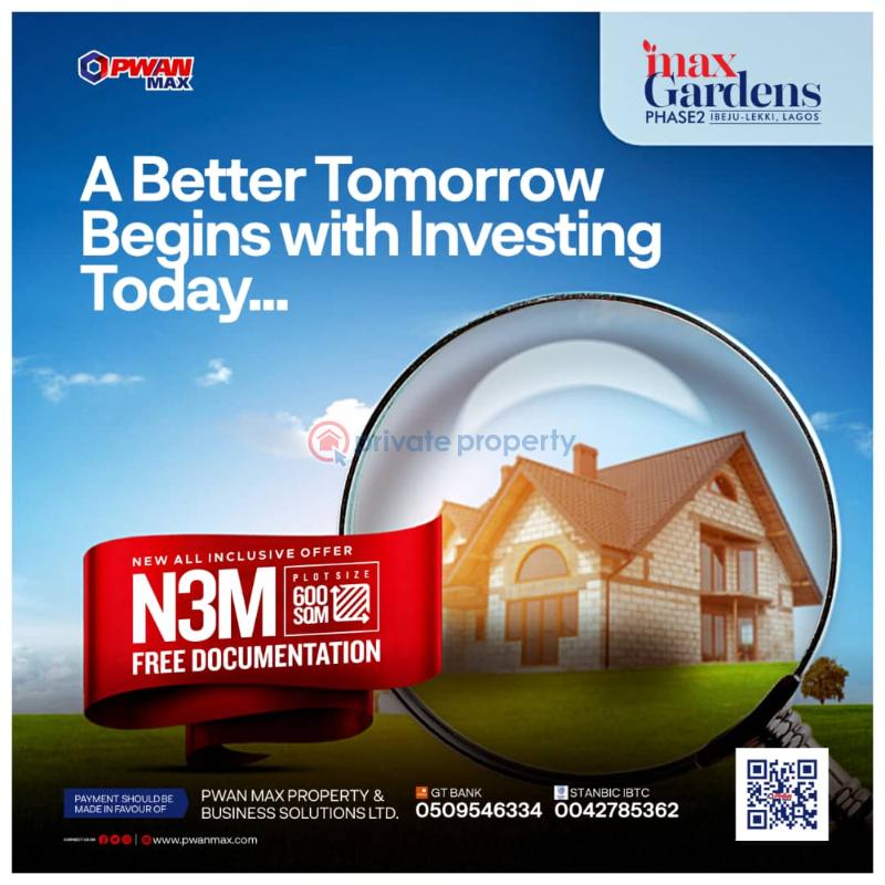 Mixed use Land For Sale Ashagun Community Ibeju-Lekki Lagos