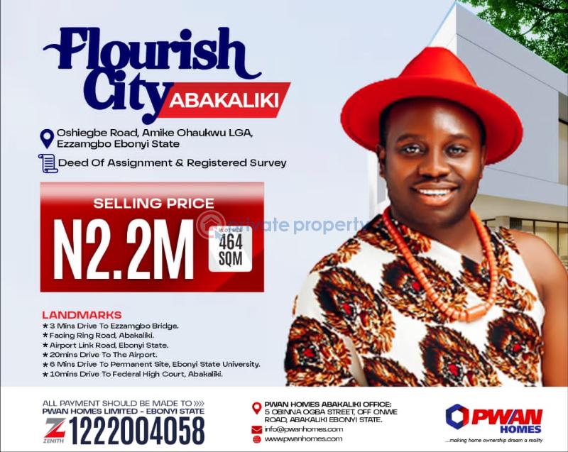 Residential Land For Sale Flourish City Abakaliki Abakaliki Ebonyi