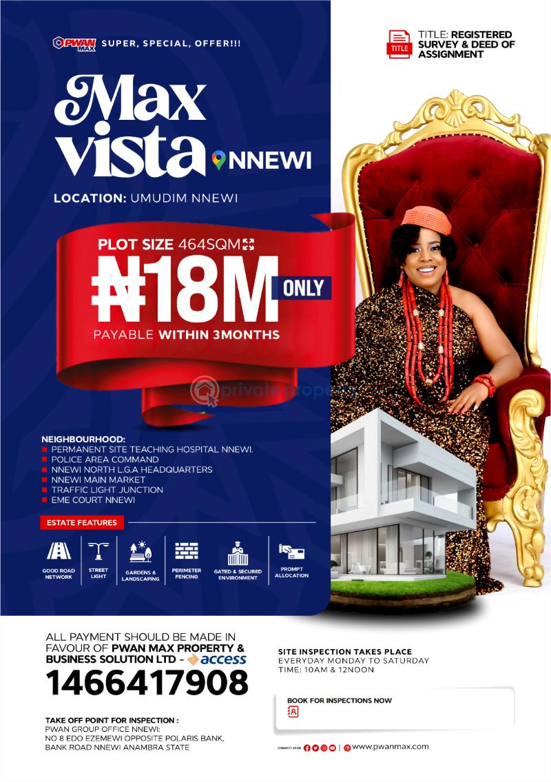 Mixed use Land For Sale Umudim Nnewi South Anambra