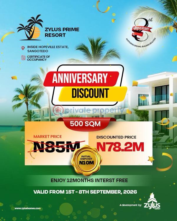Mixed use Land For Sale Hopeville Estate Monastery Road Sangotedo Lagos