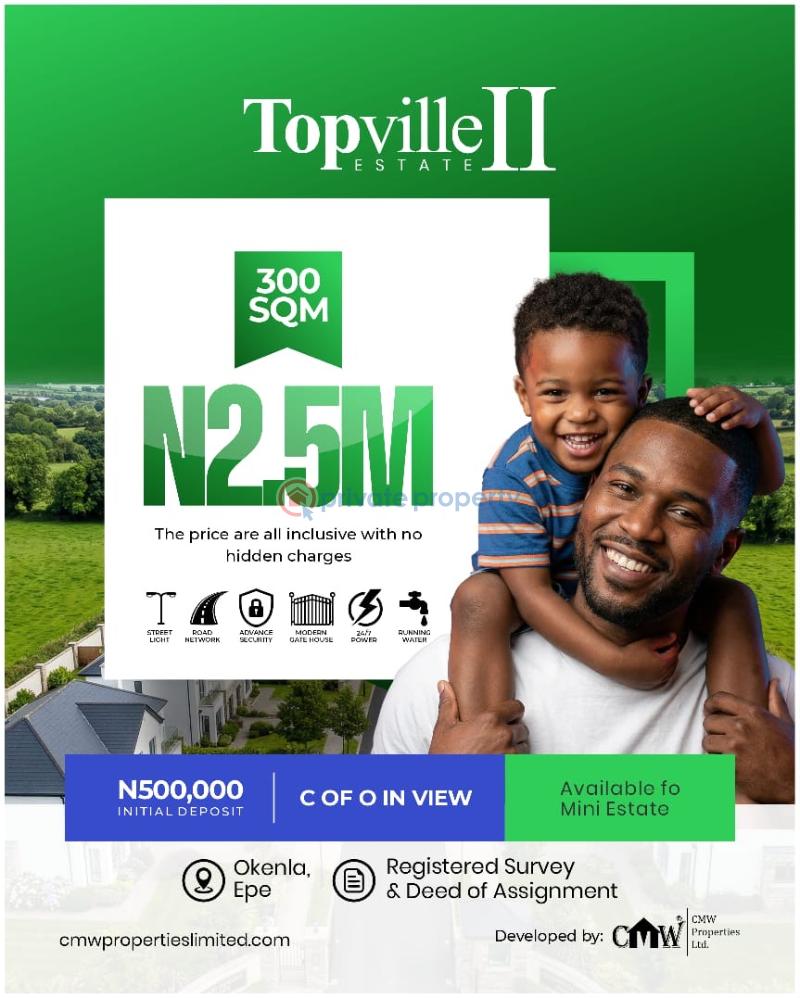Residential Land For Sale Topville Estate Phase 2 Close To Epe Resort And Spa Epe Lagos - 2