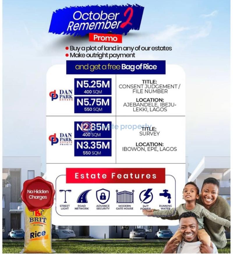 4 bedroom Residential Land For Sale Airport Axis Eleran Igbe Ibeju-Lekki Lagos