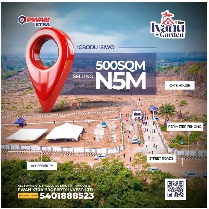 Land For Sale Isiwo Village Ijebu Ode, Boundary With Igbodu Epe Lagos State Epe Lagos - 0