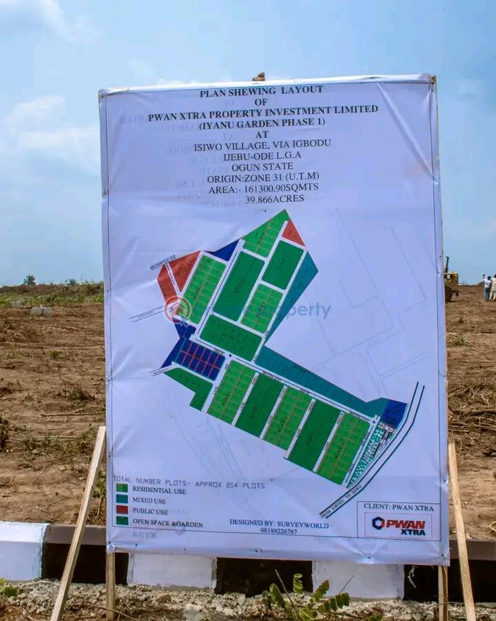 Land For Sale Isiwo Village Ijebu Ode, Boundary With Igbodu Epe Lagos State Epe Lagos - 1