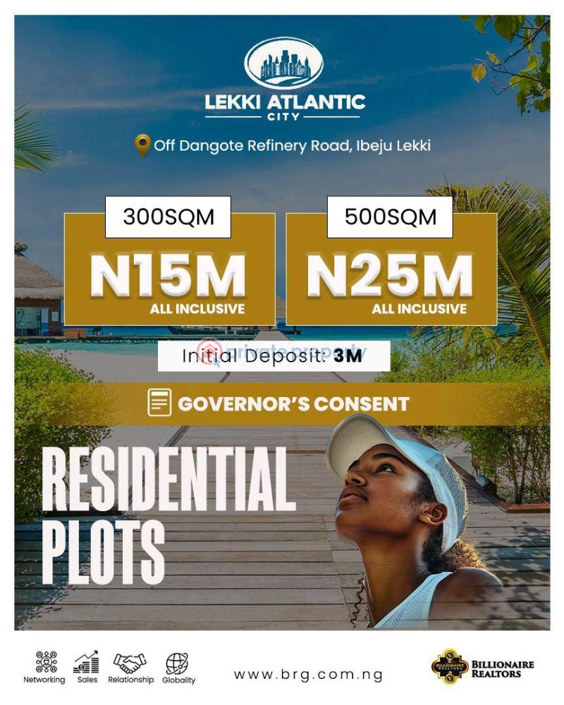 Residential Land For Sale Lekki Atlantic City Off Dangote Refinery Road Ibeju-Lekki Lagos - 0