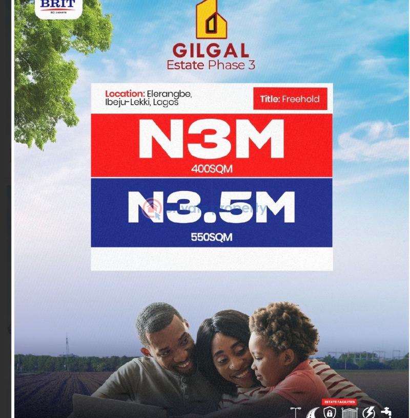 4 bedroom Residential Land For Sale Eleran Igbe Ibeju-Lekki Lagos - 0