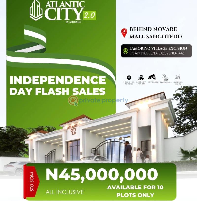 Residential Land For Sale Atlantic City 2.0 Sangotedo Ajah Lagos - 0