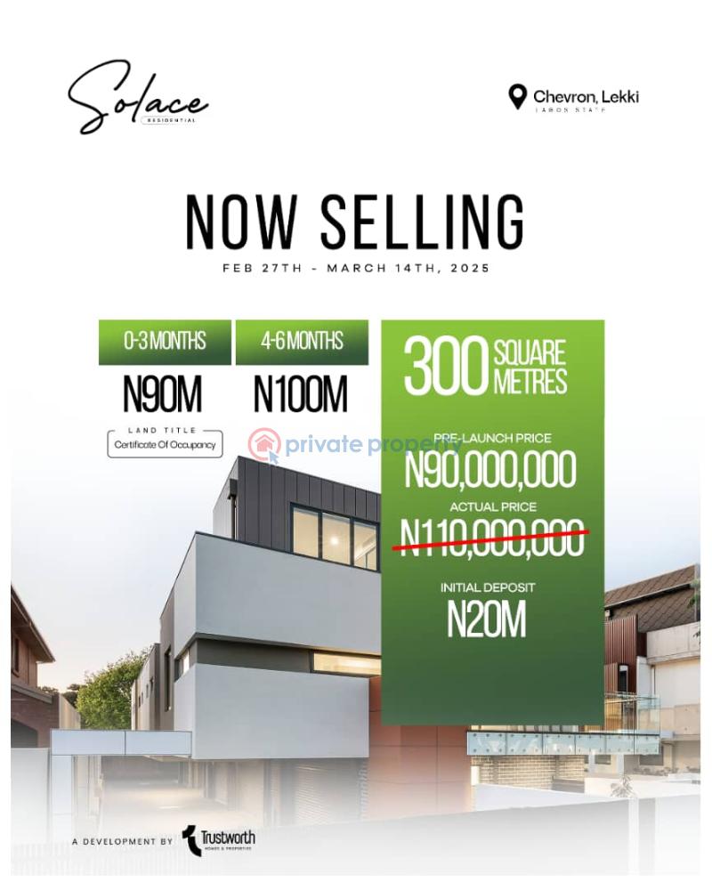 House For Sale Chevron Drive Lekki Lagos