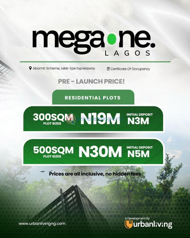 Residential Land For Sale Mega One Estate Eleko Ibeju-Lekki Lagos - 0