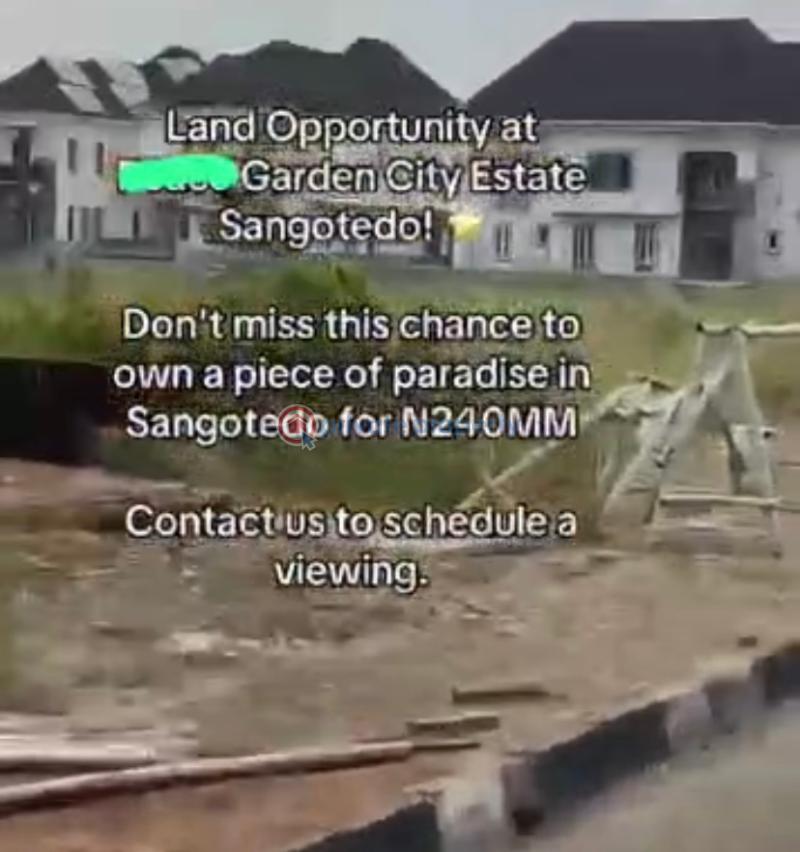 Land For Sale Peace Garden City Estate Sangotedo Ajah Lagos - 1