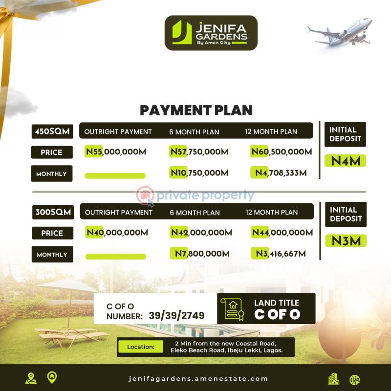 Residential Land For Sale Jenifa Gardens Estate Eleko Ibeju Lekki Eleko Ibeju-Lekki Lagos - 0