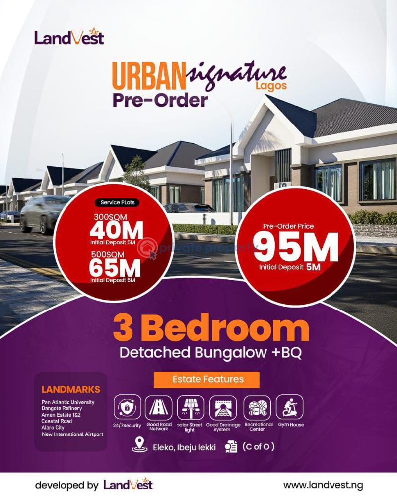 Residential Land For Sale Urban Signature Eleko Ibeju Lekki Eleko Ibeju-Lekki Lagos
