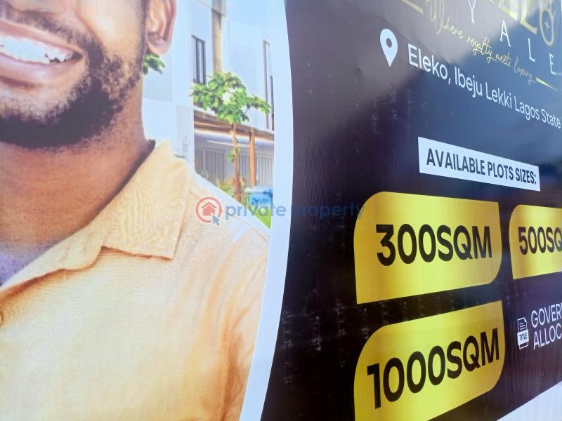 Residential Land For Sale Palazzo Royale Estate Behind Pan Atlantic Universityeleko Ibeju Lekki Eleko Ibeju-Lekki Lagos - 2