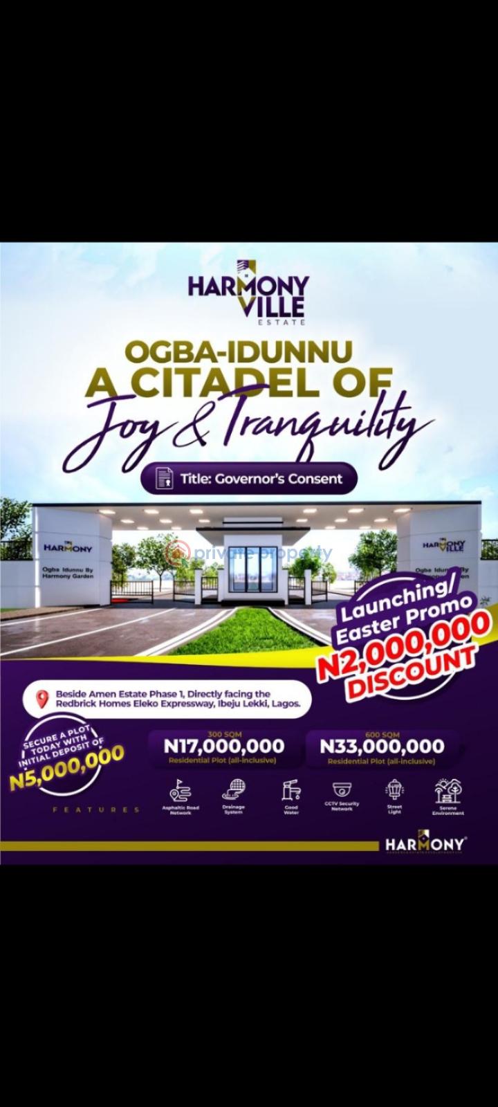 For sale Land Eleko Beach Road, Right Beside Amen Estate Phase 1&2