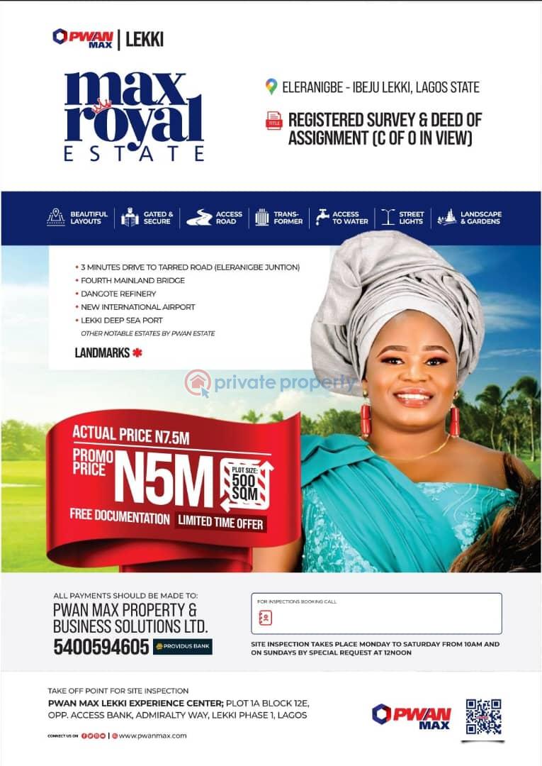 Residential Land For Sale Eleran Igbe , Ibeju Lekki Lagos Eleran Igbe Ibeju-Lekki Lagos