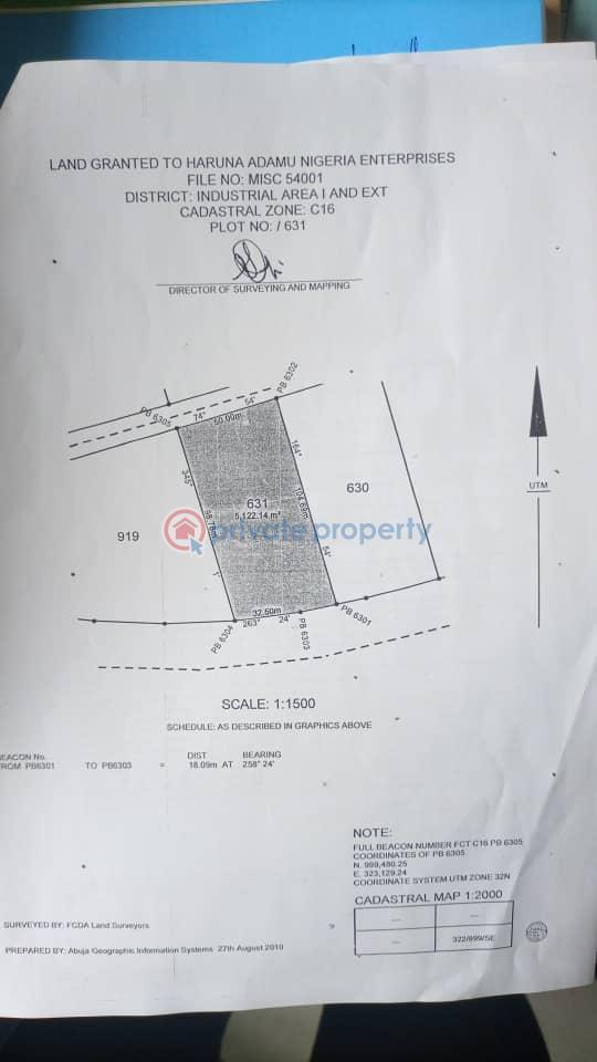 Industrial Land For Sale Idu Industrial Layout Idu Industrial Abuja Phase 3 
