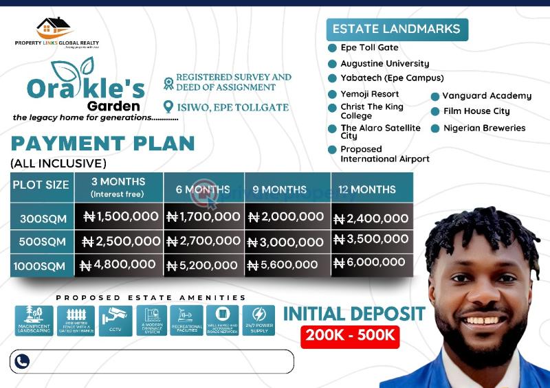 Residential Land For Sale Orakle's Garden Isiwo, Epe/ijebu Ode Express Way Epe Lagos - 2