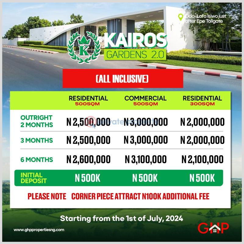 Mixed use Land For Sale Odo Lofa Isiwo Just After The Epe Tollgate Ogun State. Ijebu Ogun - 9