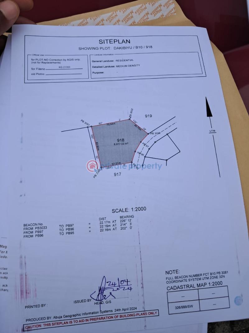 Residential Land For Sale Dakibiyu By Citec Estate Dakibiyu Abuja Phase 2  - 1