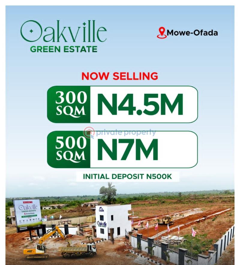 Land For Sale Mowe Ofada Mowe Ogun area  - 0