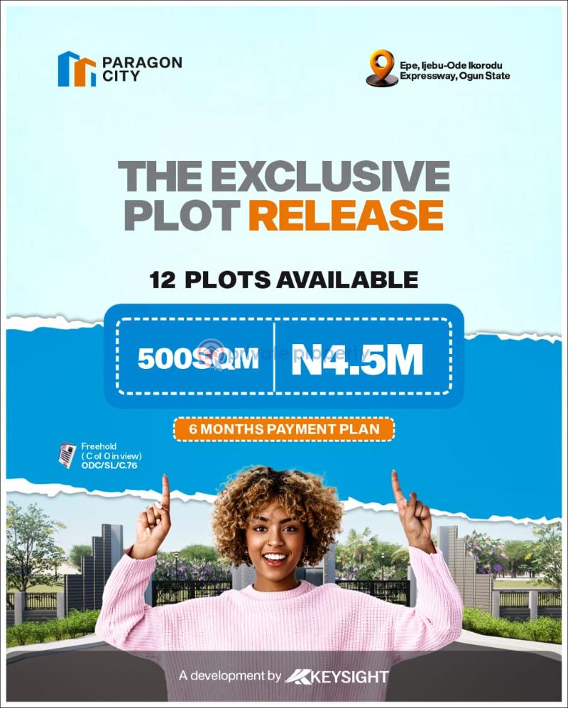 Residential Land For Sale Paragon City Estate Phase I Along Epe Ijebu Ode Ikorodu Expressway Ogun Ogun area 