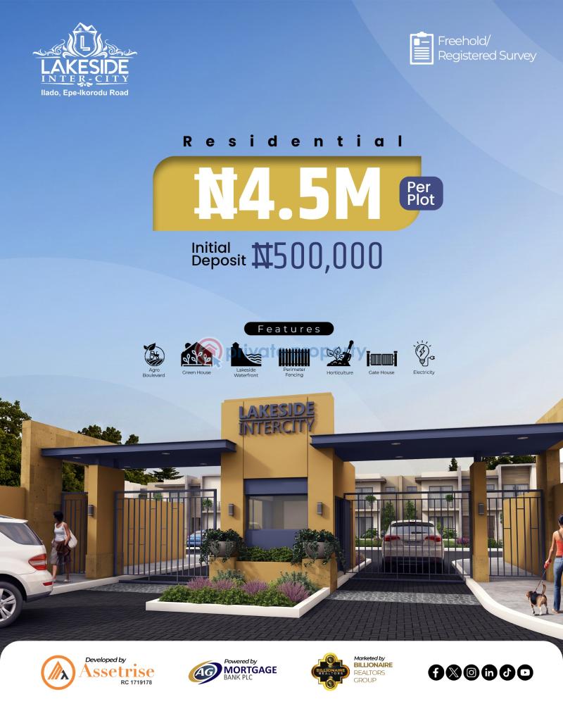 Residential Land For Sale Lakeside Intercity Estate Ilado Epe Ikorodu Road Ogun Ogun area  - 0