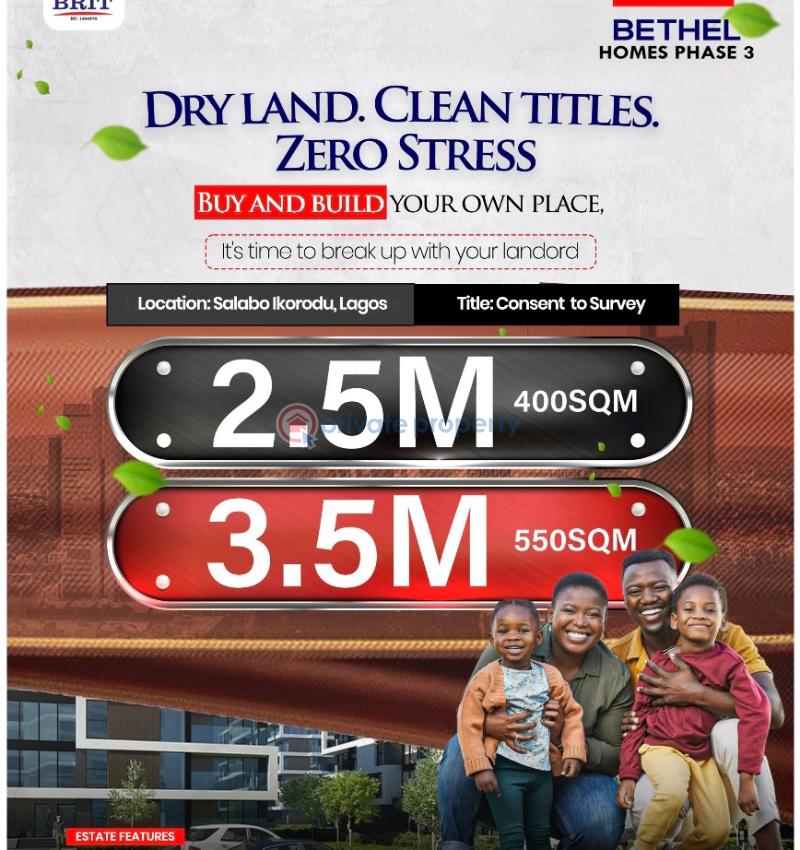 1 bedroom Residential Land For Sale Gberigbe Ikorodu Lagos