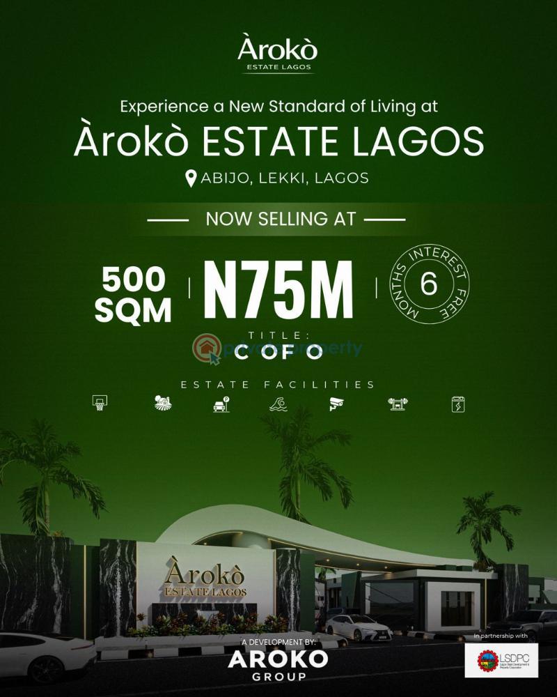 Residential Land For Sale Aroko Estate Abijo Gra Ajah Lagos Abijo Ajah Lagos - 1