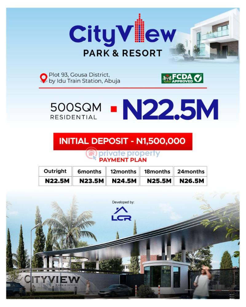 Residential Land For Sale City View Park & Resort Estate Plot 93 Gousa District By Idu Train Station Abuja Abuja Phase 3  - 0