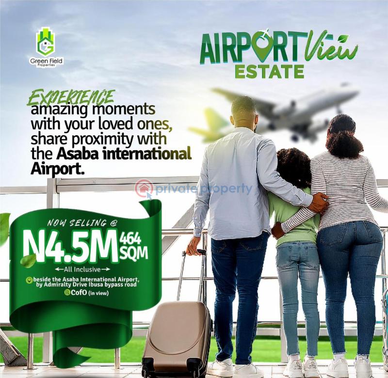 For sale Land Airport View Estate Behind Asaba International Airport