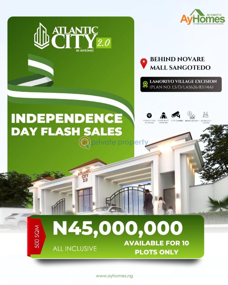 Residential Land For Sale Atlantic City 2.0 Behind Novare Mall Sangotedo Monastery Road Sangotedo Lagos - 3