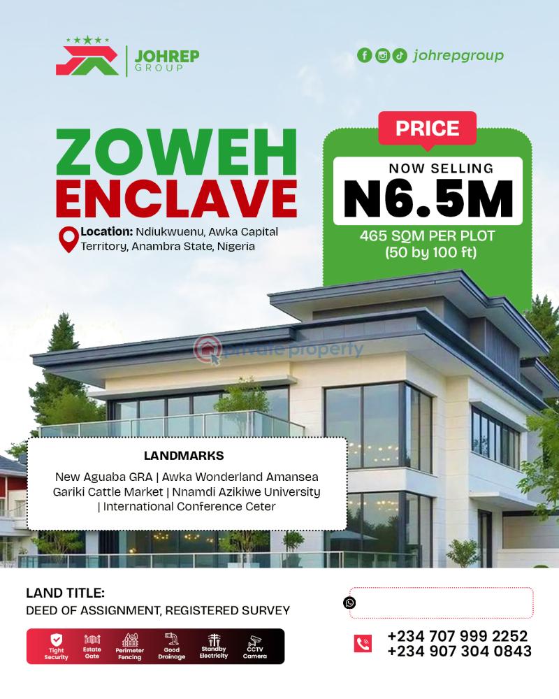 Residential Land For Sale Ndiukwuenu Awka 2.0 Awka South Anambra