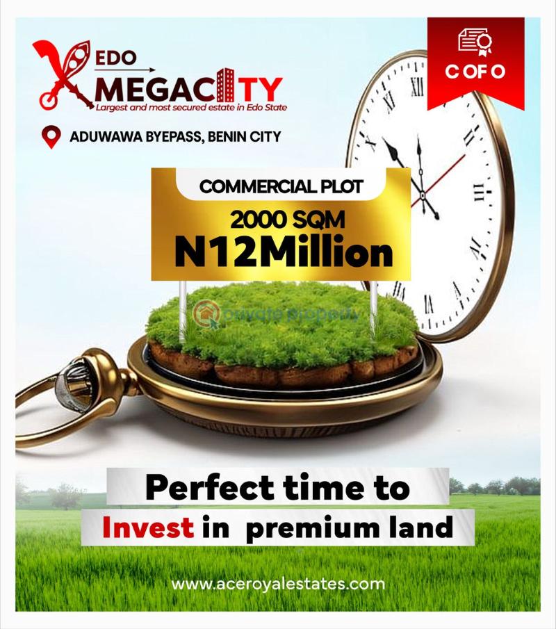 Commercial Land For Sale Edo Mega City Estate Benin City Aduwawa Byepass Benin Edo