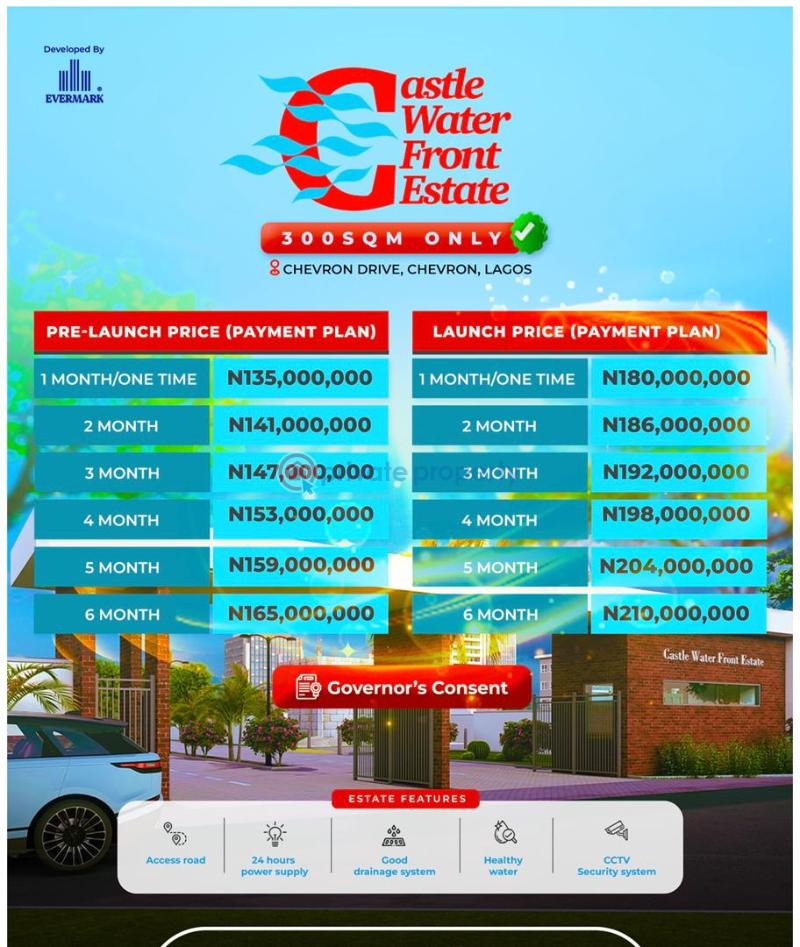 Residential Land For Sale Castle Waterfront Estate Chevron Drive Lekki Lagos Chevron Drive Lekki Lagos - 6