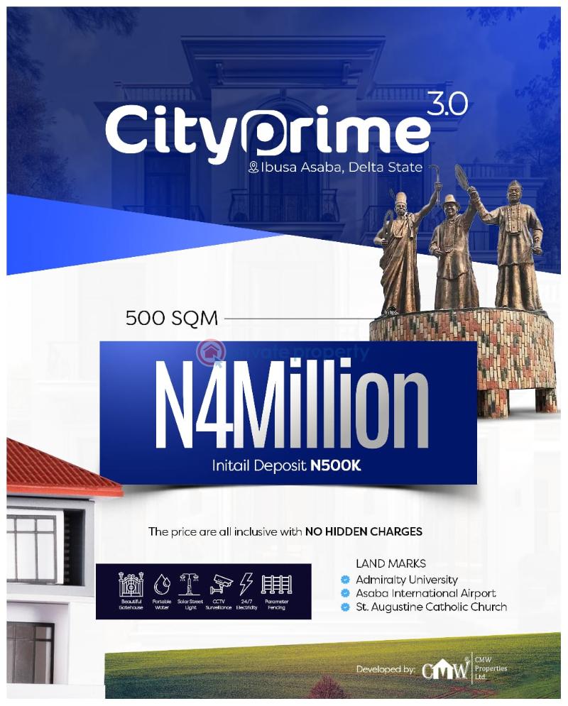 Residential Land For Sale City Prime Estate Ibusa Asaba Delta State Asaba Delta - 3