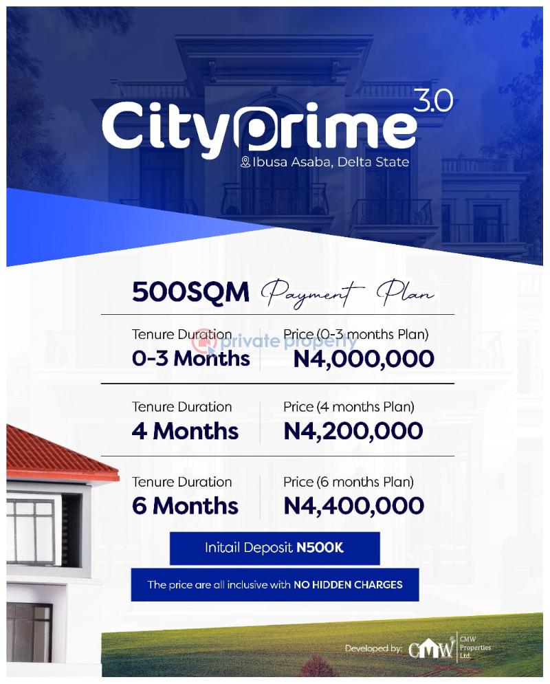 Residential Land For Sale City Prime Estate Ibusa Asaba Delta State Asaba Delta - 2