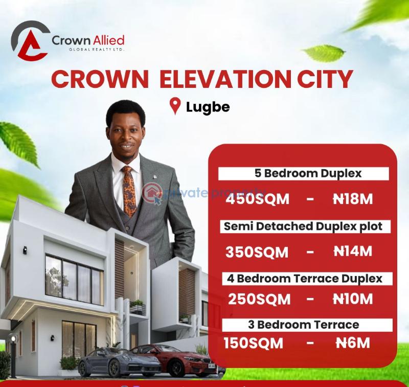 Residential Land For Sale Crown Elevation City Estate Behind Matrack Yard Acoairport Road Lugbe Abuja Lugbe Abuja Phase 4  - 0
